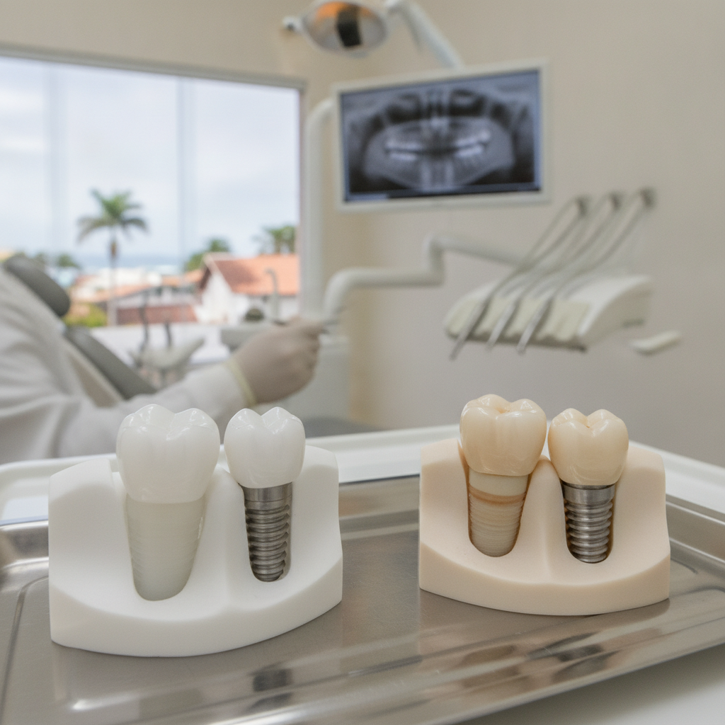 Implante com Porcelana ou Zircônia? Saiba Qual é Melhor em Tubarão SC