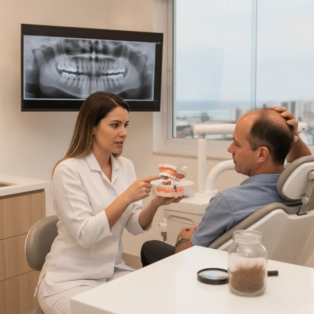 Implante Dentário Cai Cabelo? Entenda a Relação em Tubarão SC