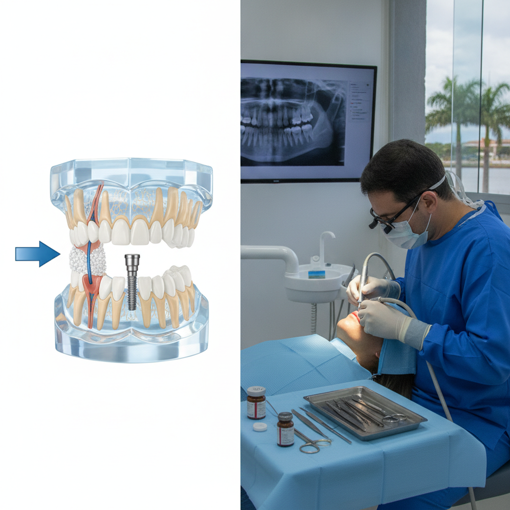 Implante Dentário com Enxerto Ósseo em Tubarão SC
